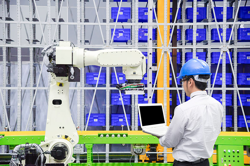 Autonomous Mobile Robot Scissor lift and Robot Arm