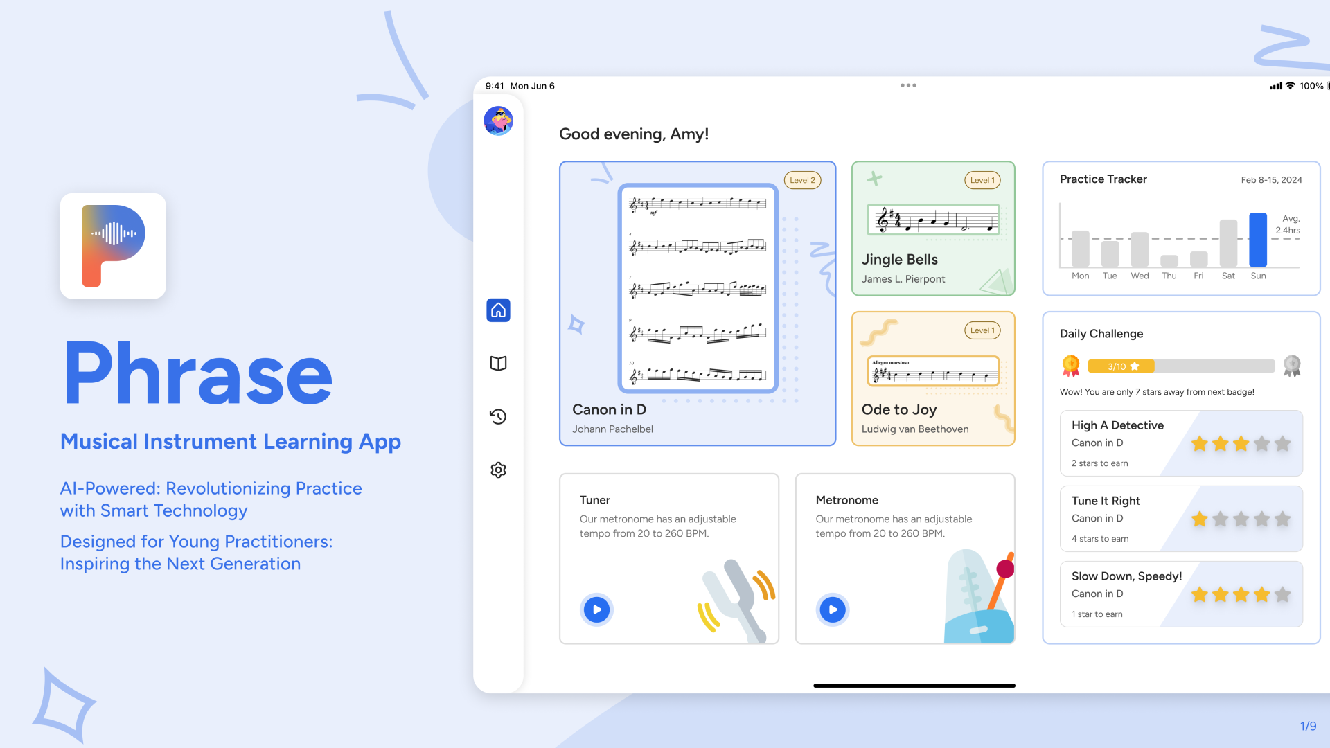 Phrase: AI-powered Musical Instrument Learning App