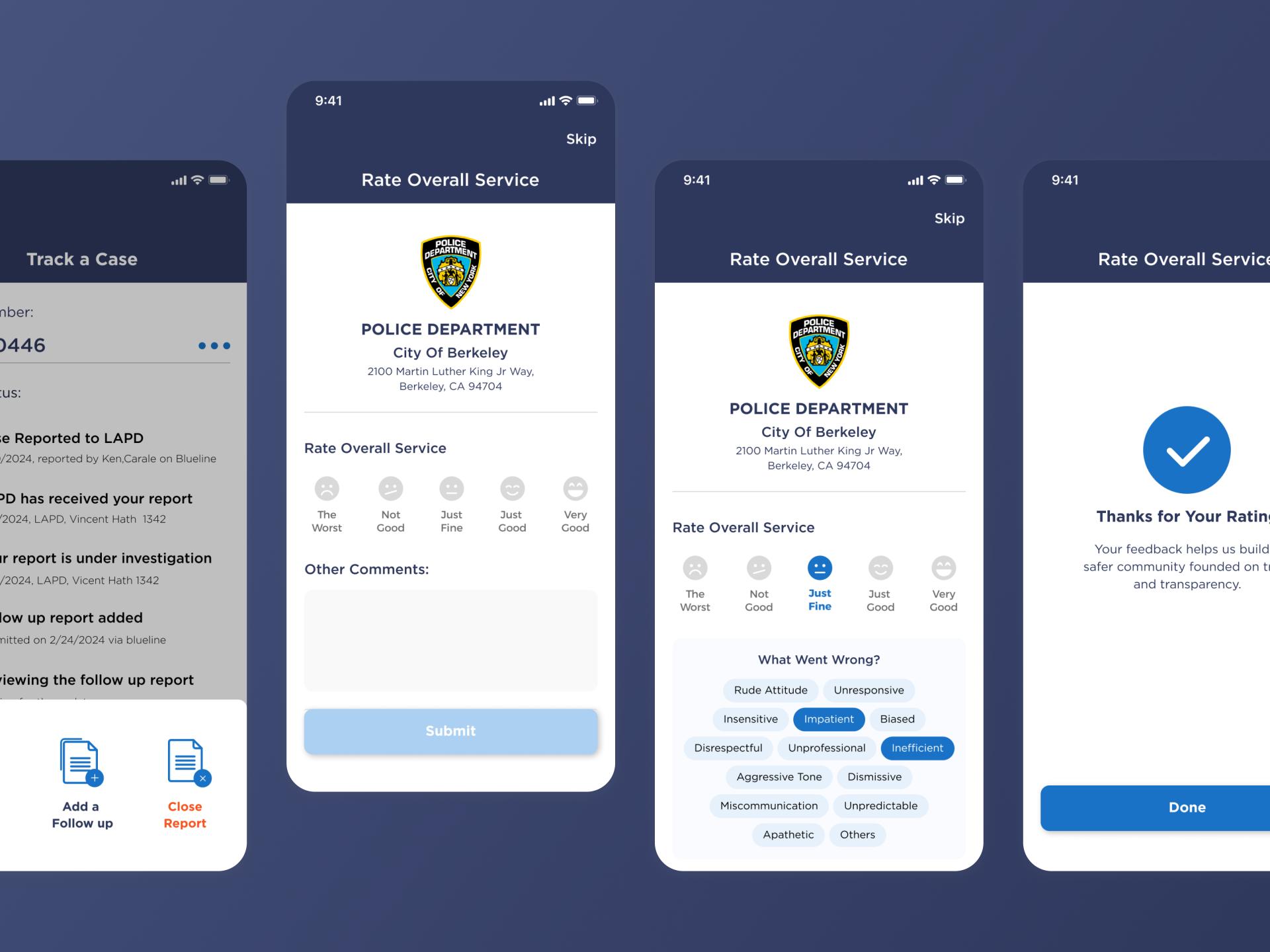 Blueline: Bridge Trust between Citizens and Law Enforcement