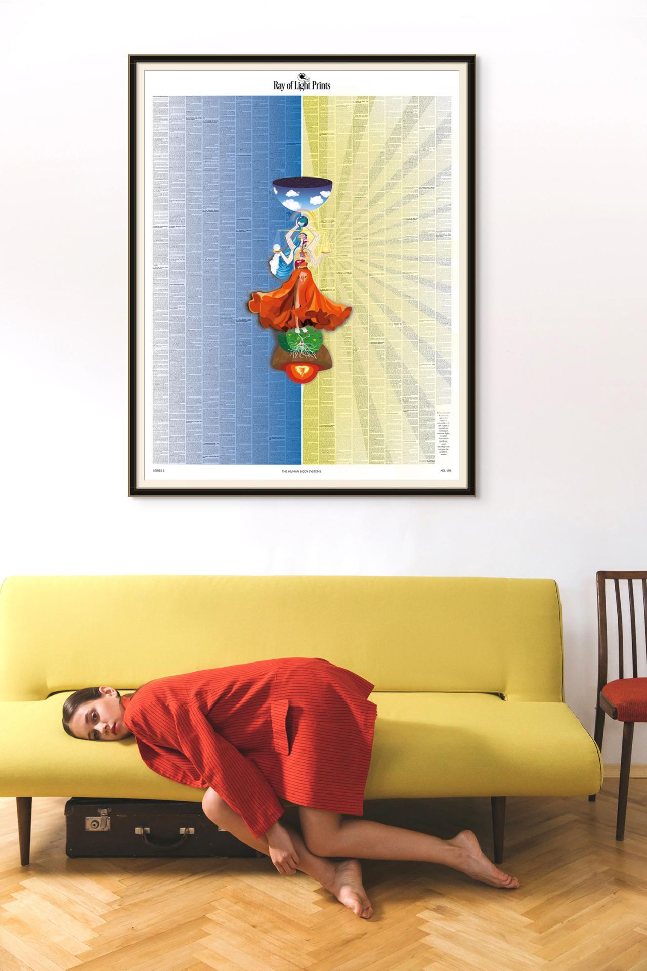 Anatomy Reimagined - The Human Body System Print