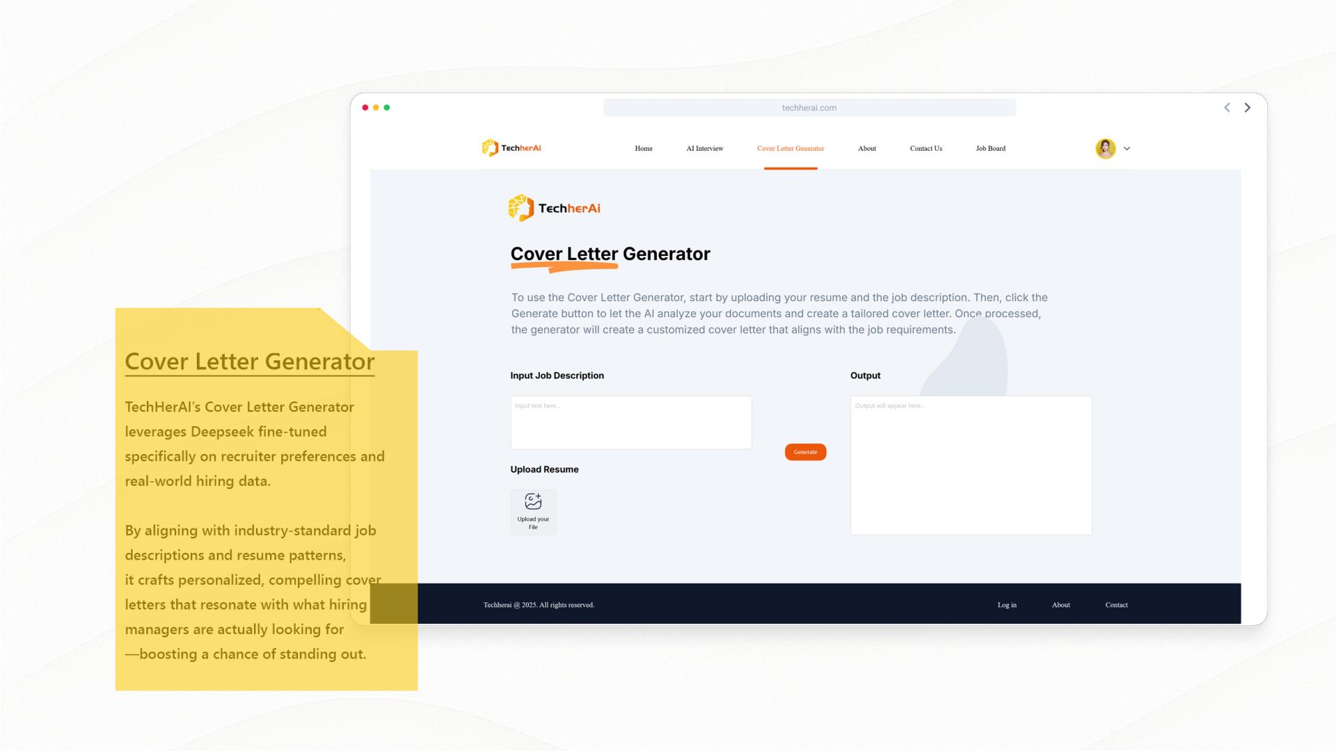 TechHerAI: AI-Driven Tools to Empower Women in Tech