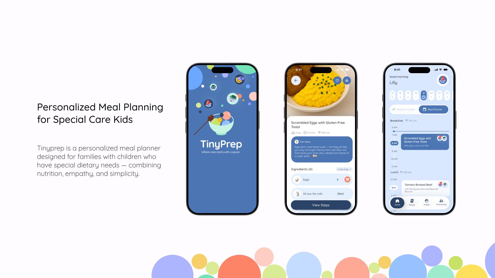 TinyPrep -  Personalized Meal Planning for Special Care Kids
