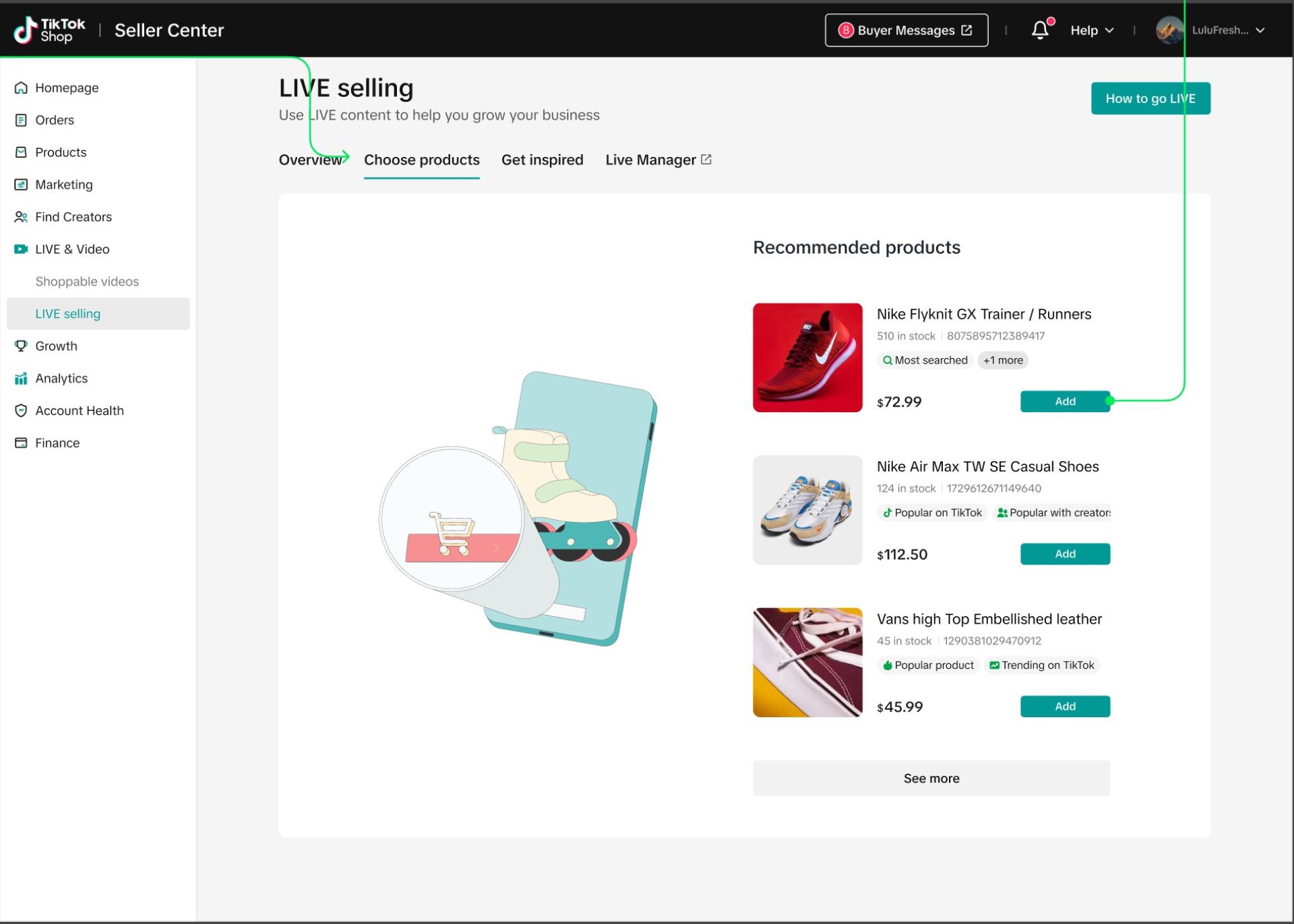  TikTok Shop Affiliate Marketplace