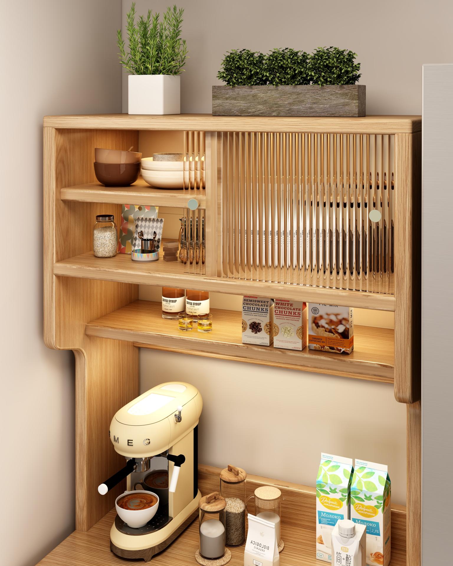 Small-sized wall-mounted sideboard