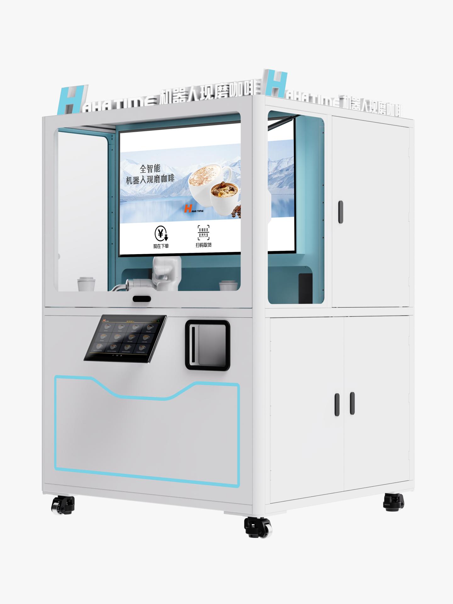 Fully Automated AI Robot Beverage Kiosk