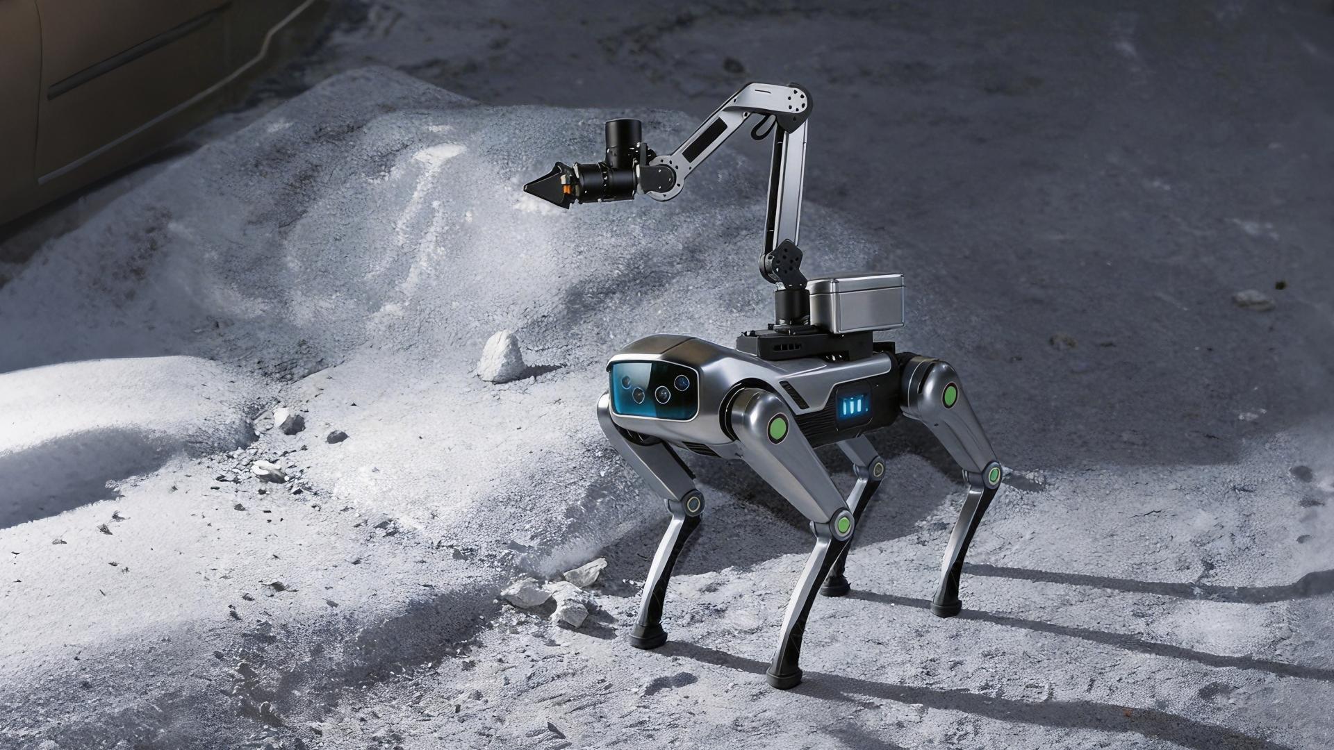 Geological Mapping and Sampling Quadruped Robot