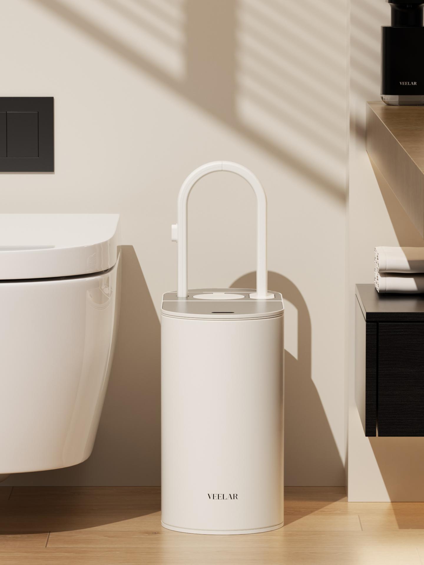  Lock-Shaped Smart Sensor Trash Can