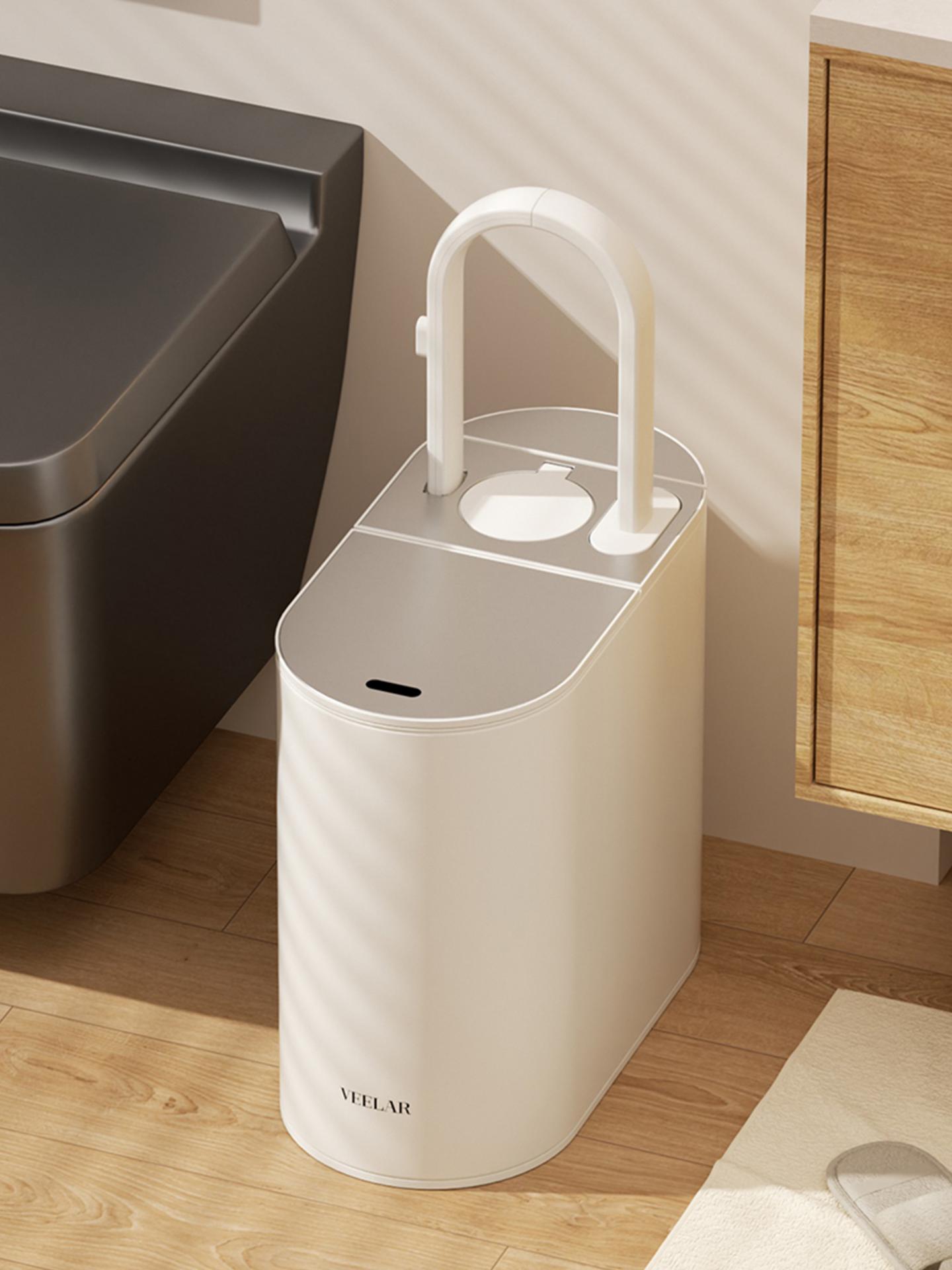 Lock-Shaped Smart Sensor Trash Can