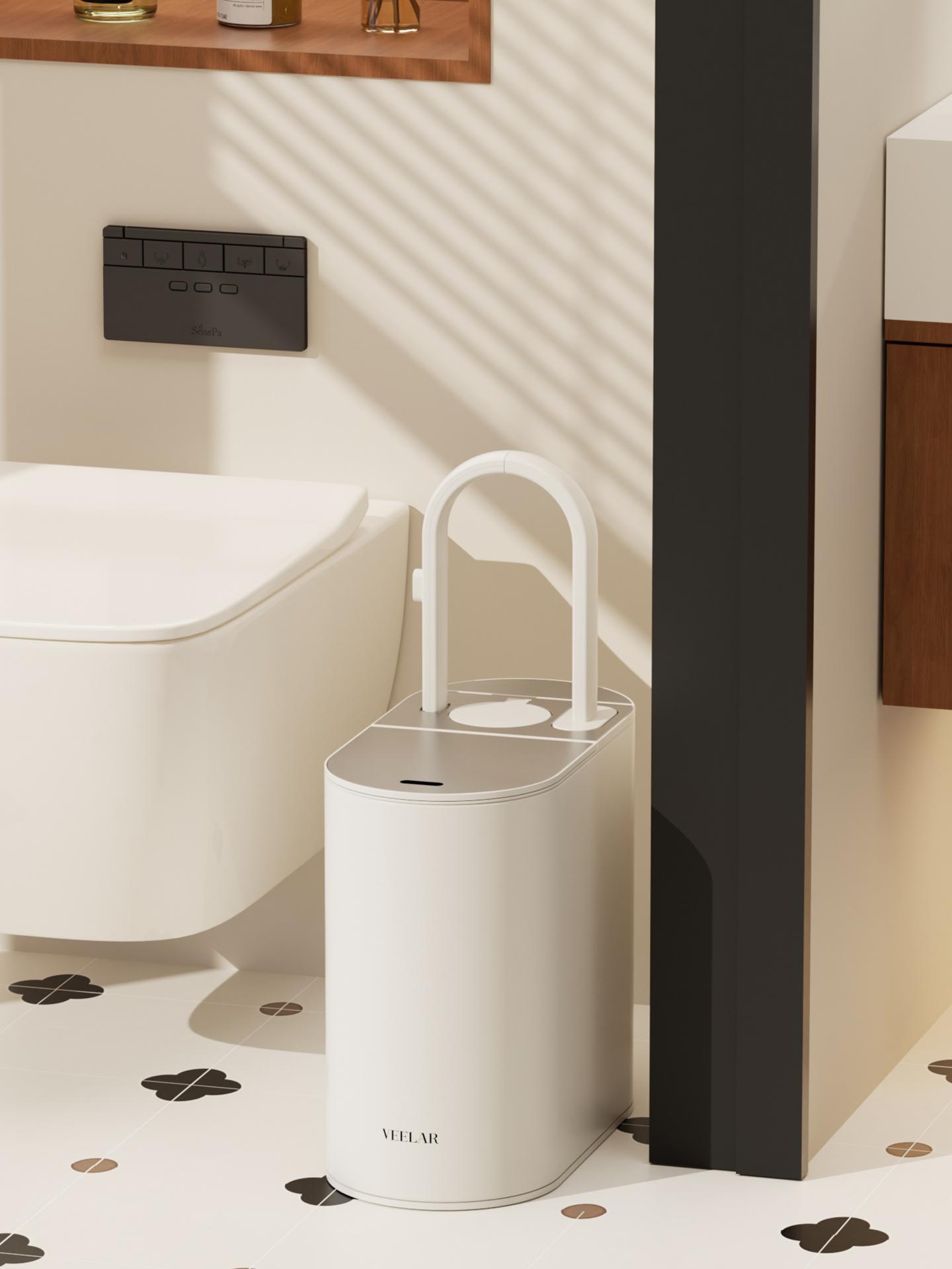  Lock-Shaped Smart Sensor Trash Can
