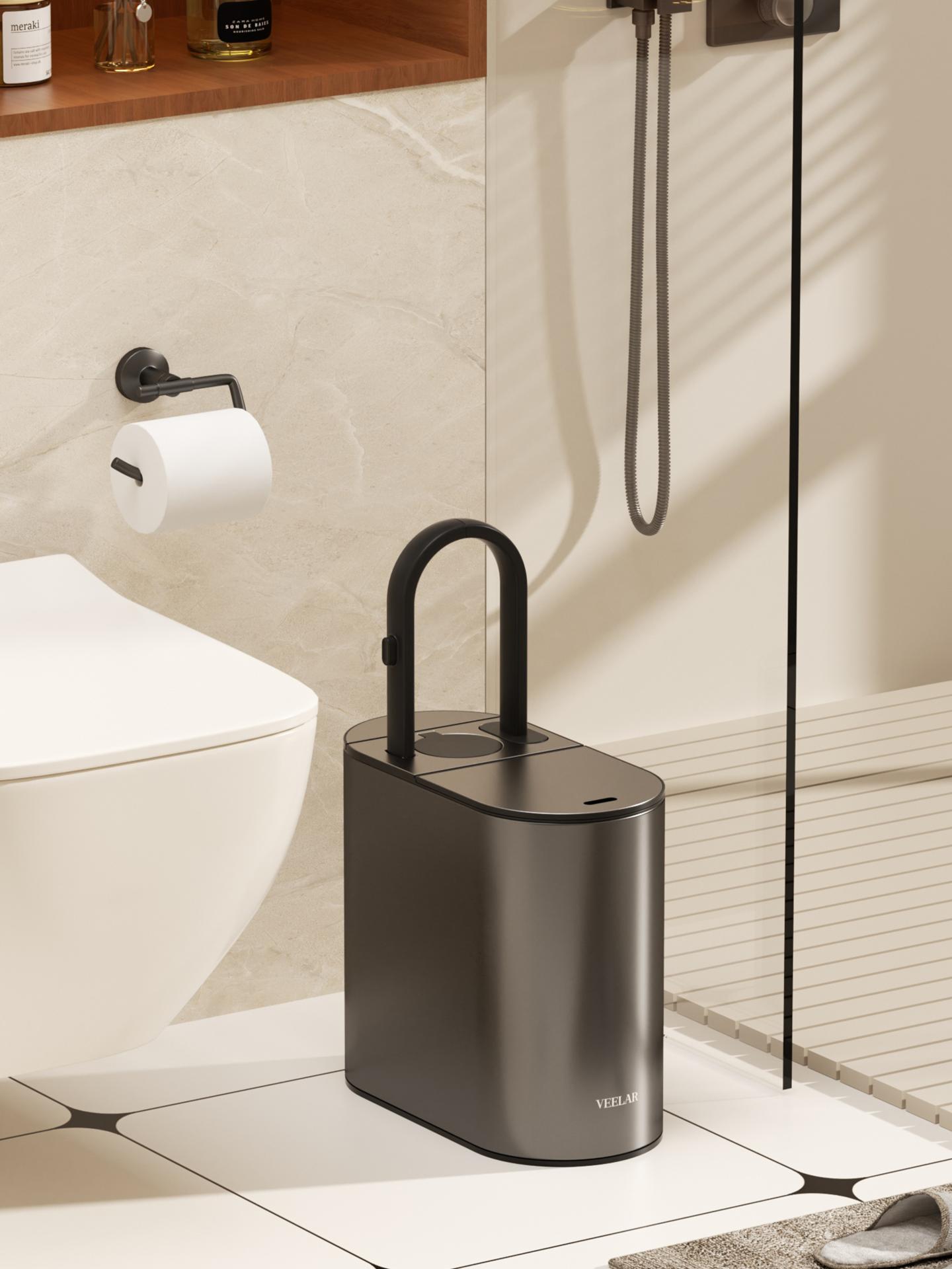  Lock-Shaped Smart Sensor Trash Can