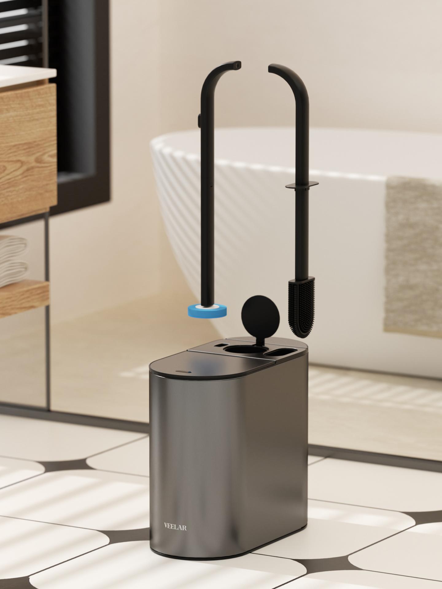  Lock-Shaped Smart Sensor Trash Can