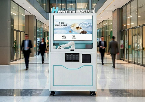 Fully Automated AI Robot Beverage Kiosk